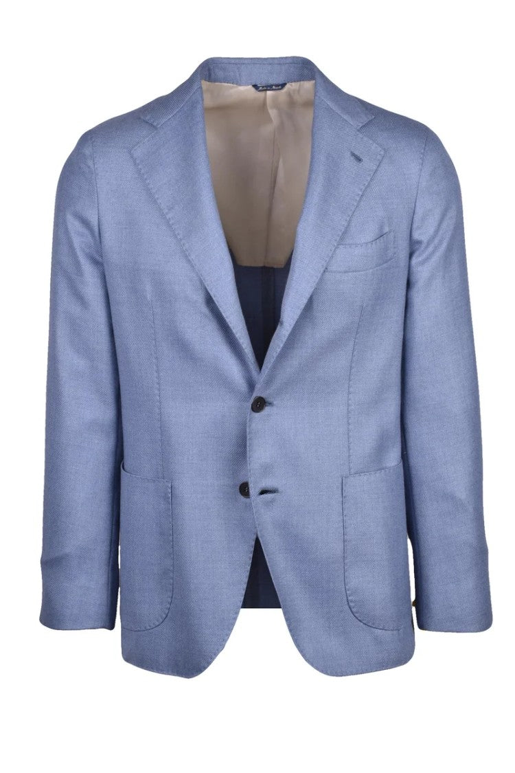 Gabo Napoli Wool Cashmere Jacket - Blue