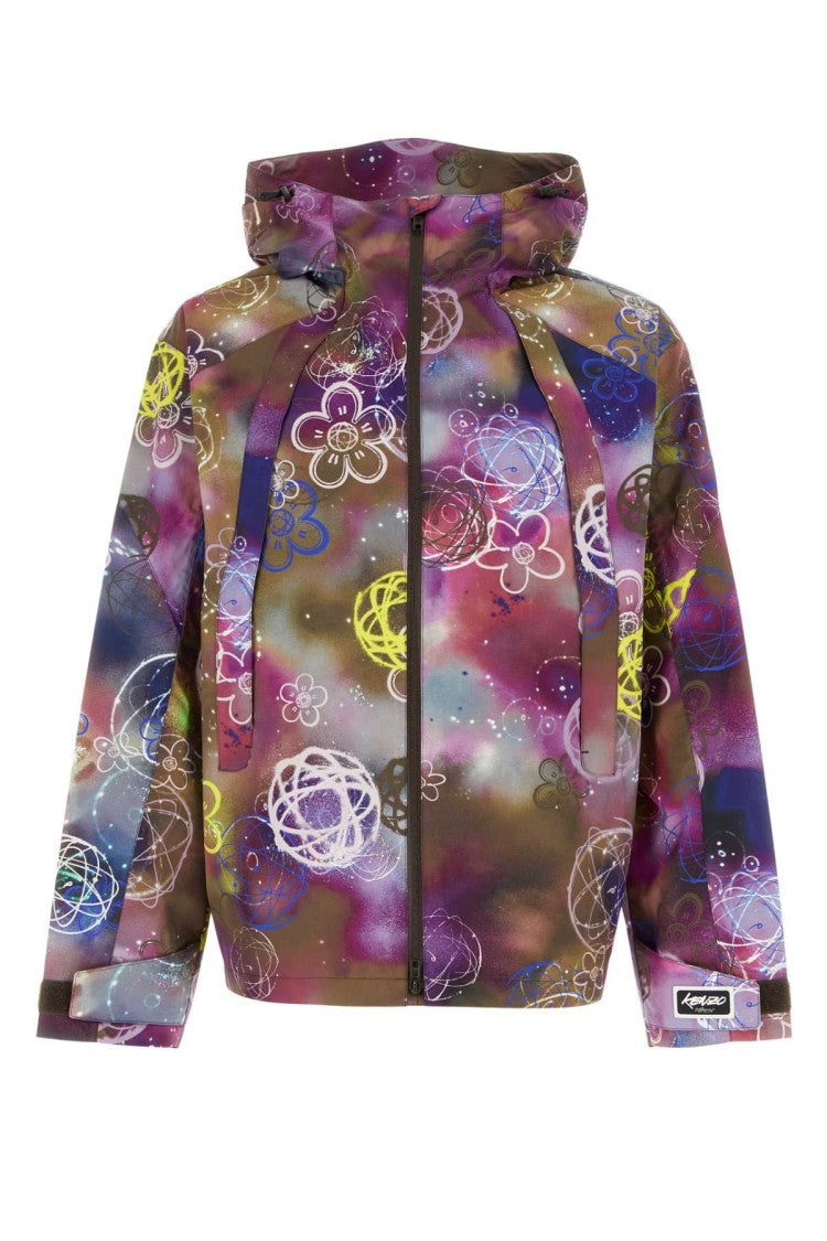 Kenzo Printed Nylon Kenzo X Futura 2000 Windbreaker