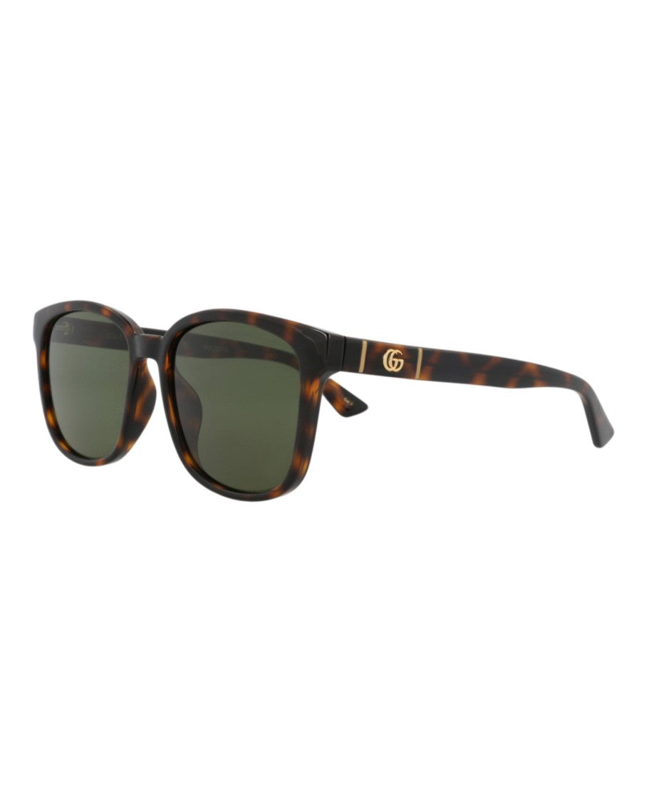 Gucci Square-Frame Injection Sunglasses
