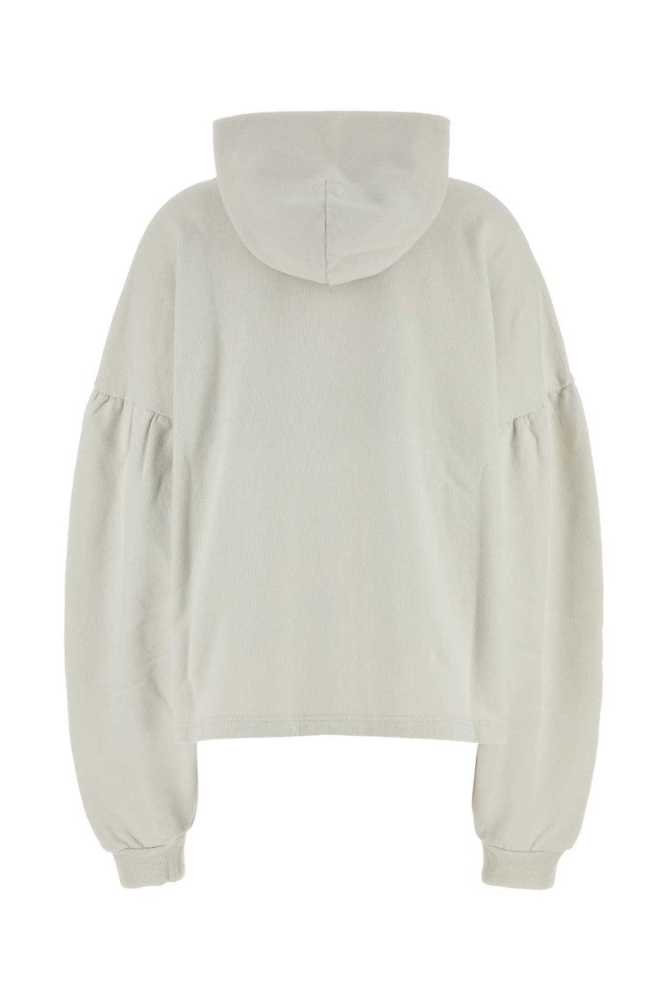 Balenciaga Chalk Cotton Oversize Sweatshirt