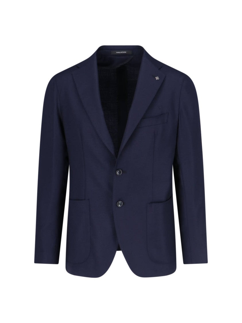 Tagliatore Single-Breasted Blazer - Blue