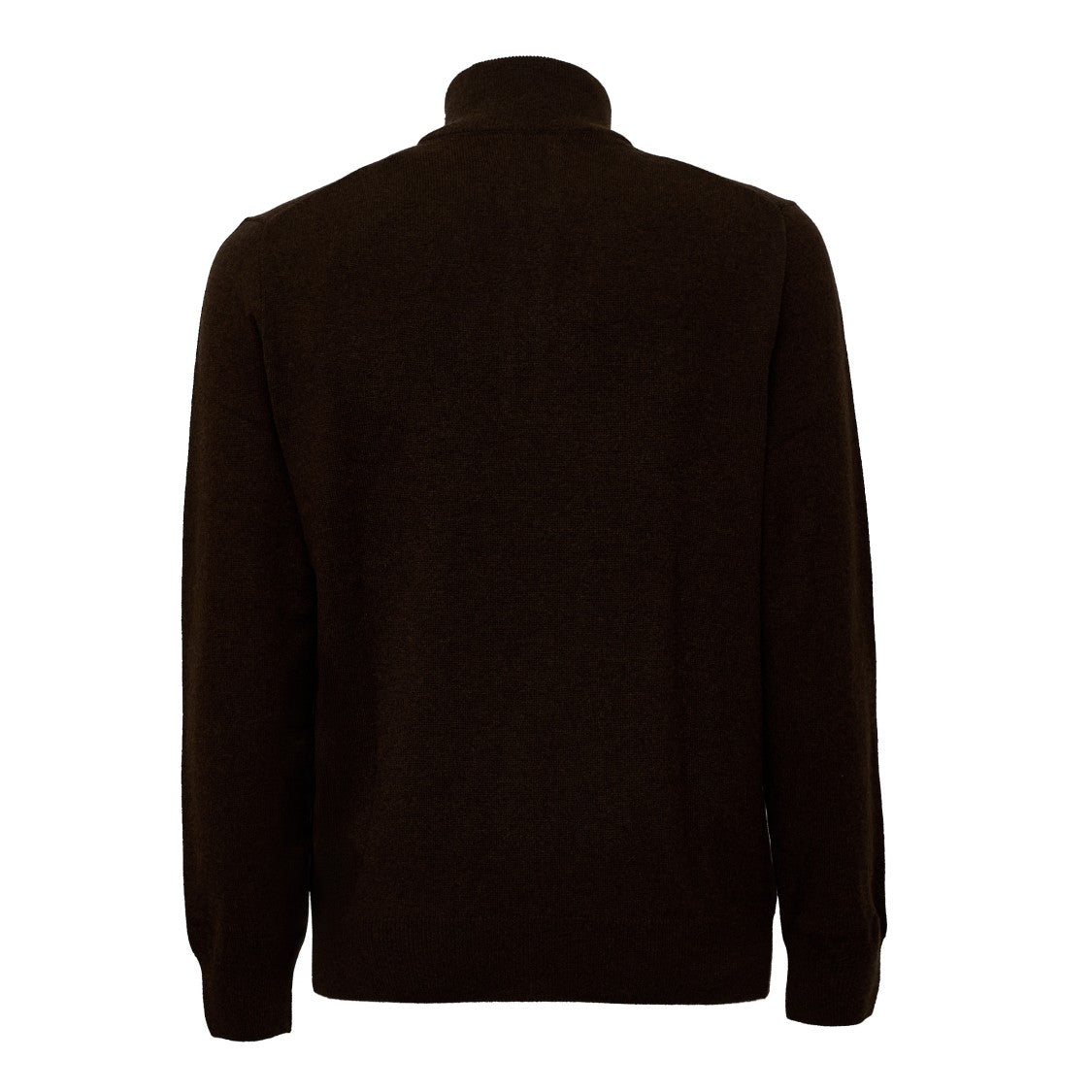 Polo Ralph Lauren Merino Ribbed Quarter-Zip Wool Sweater