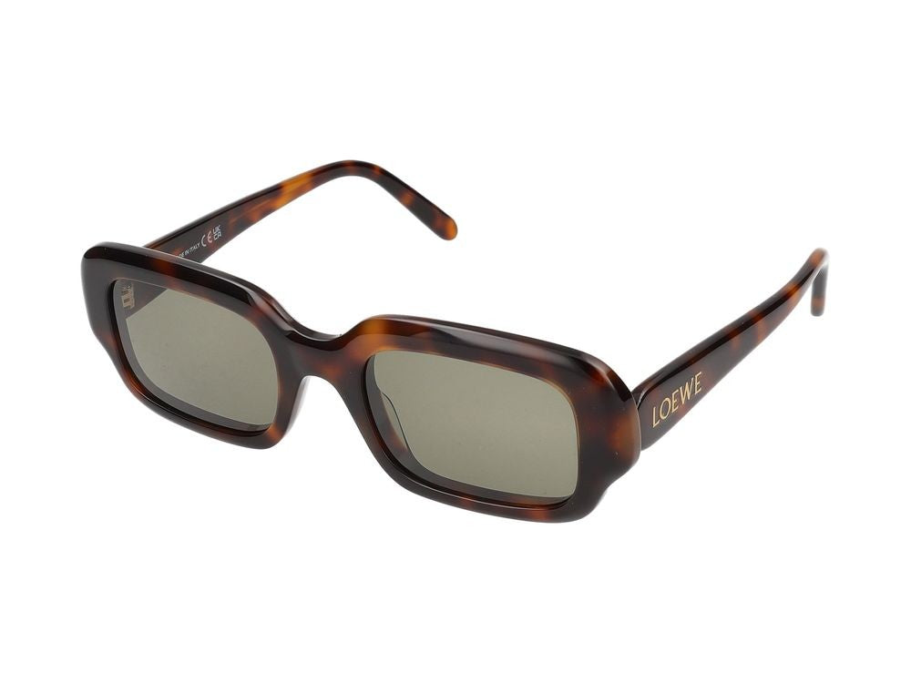 Loewe Tortoiseshell Lw40158i Square Acetate Sunglasses