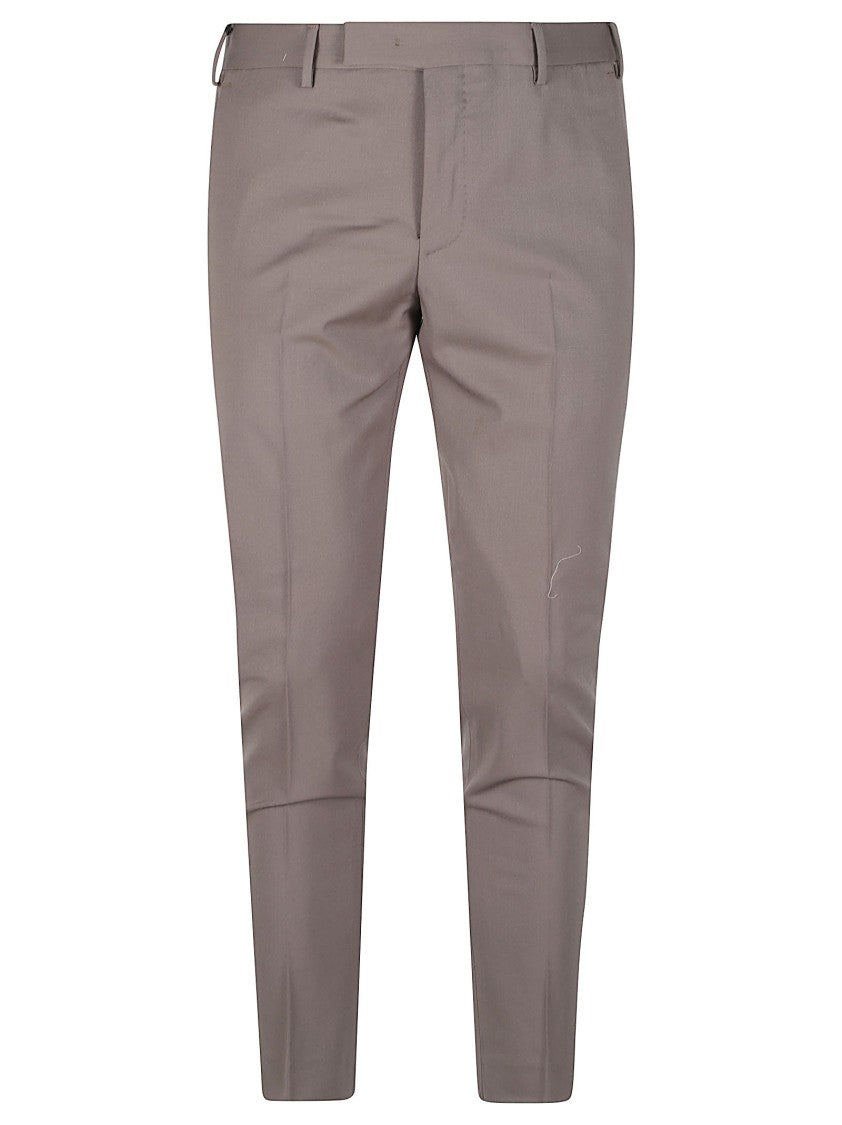 Pt Torino Dieci Cropped Virgin Wool Pants