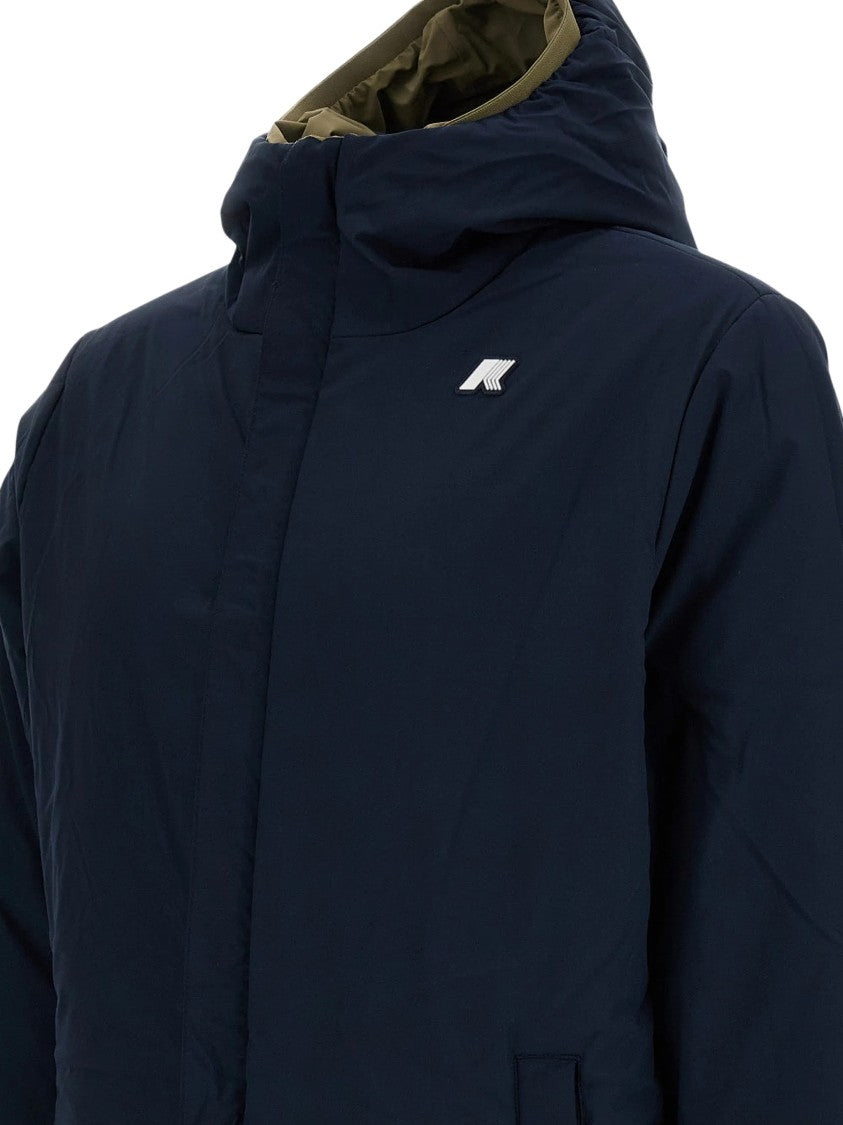 K-Way Jacob St Warm Double Reversible Hooded Jacket