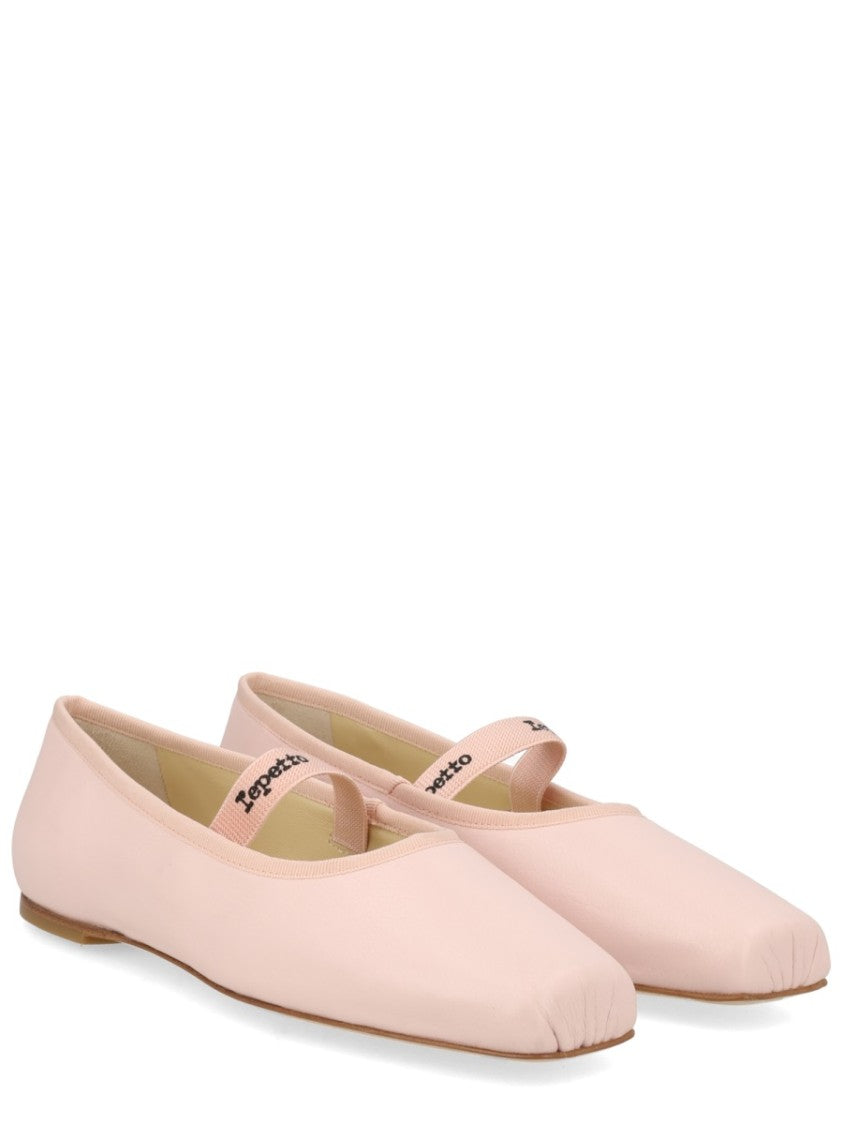 Repetto Neutrals Lisbeth Square Toe Ballet Flats