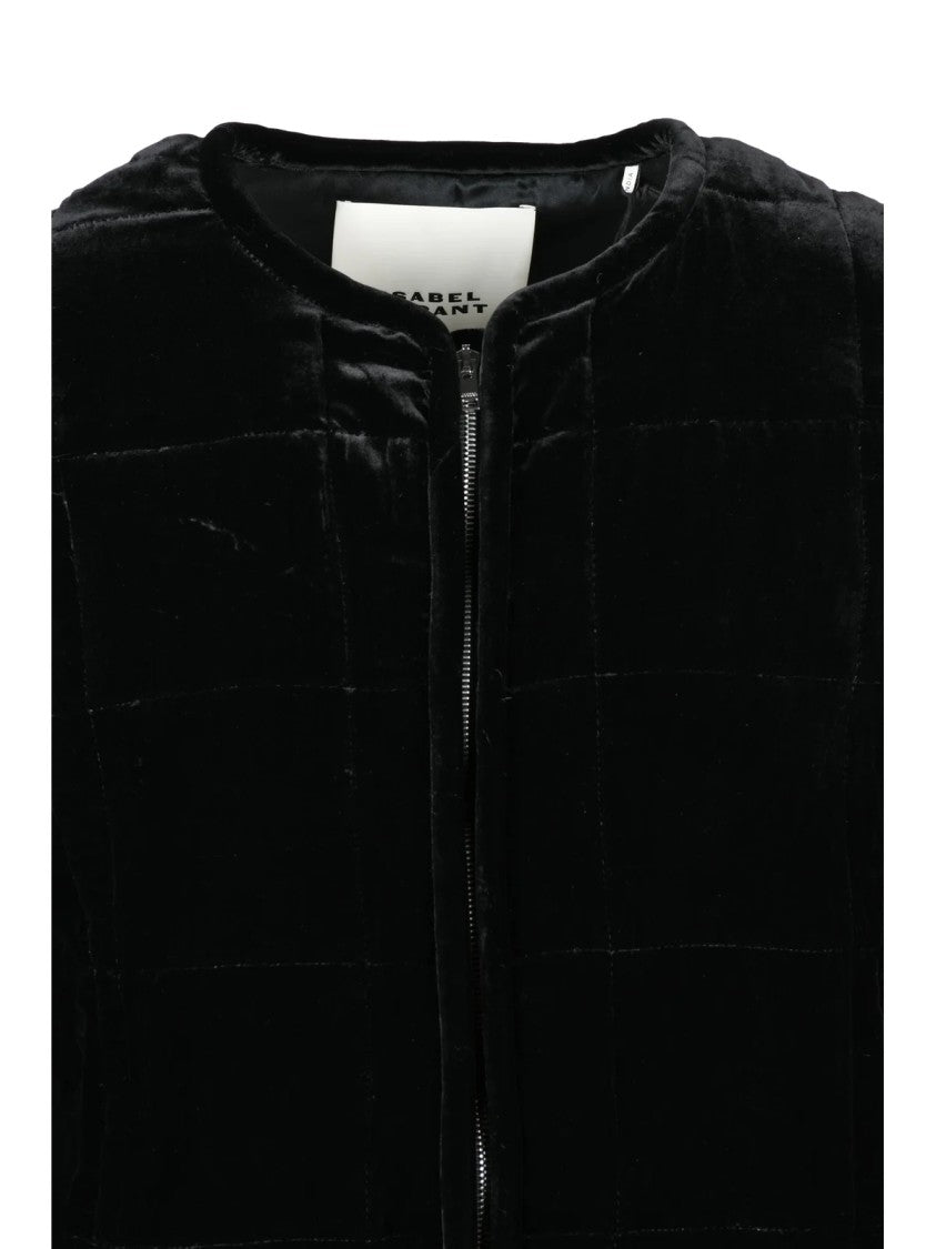 Isabel Marant Black Viscose-Blend Velvet Jacket