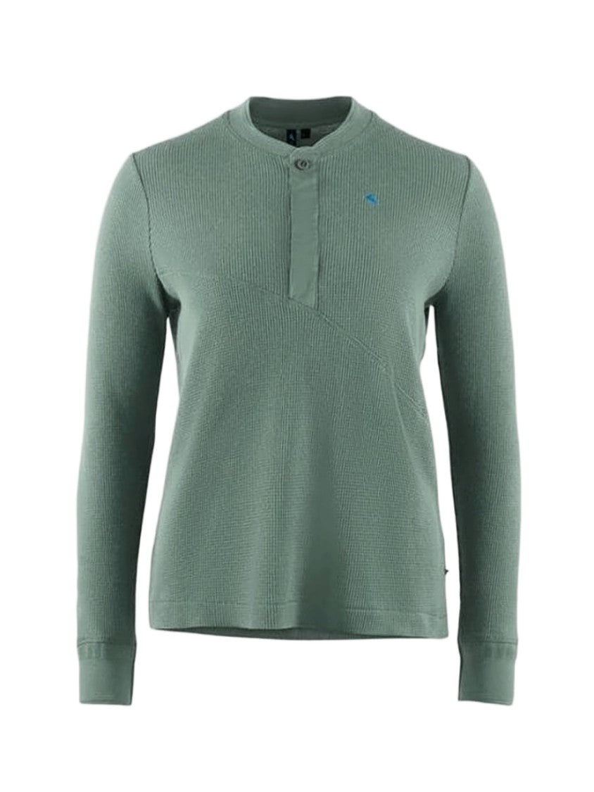 Klattermusen Textured Knit Long-Sleeved Training Top With Buttoned Placket