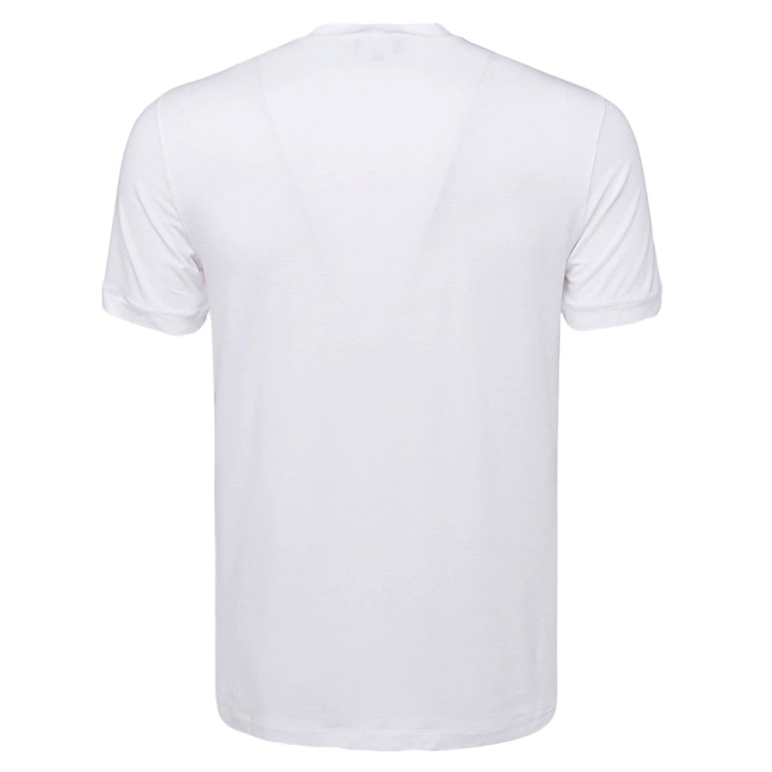 Giorgio Armani Short-Sleeve Crew Neck T-Shirt With Tonal Logo