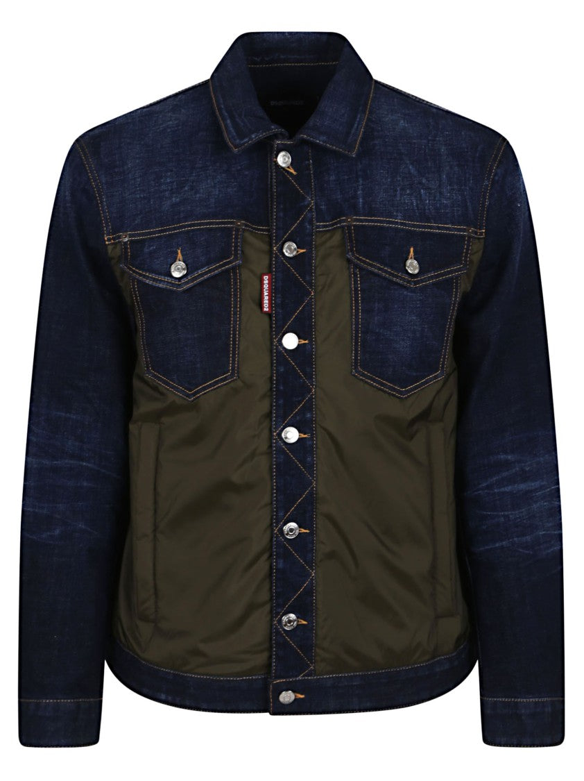 Dsquared2 Denim Puffer Jean Jacket