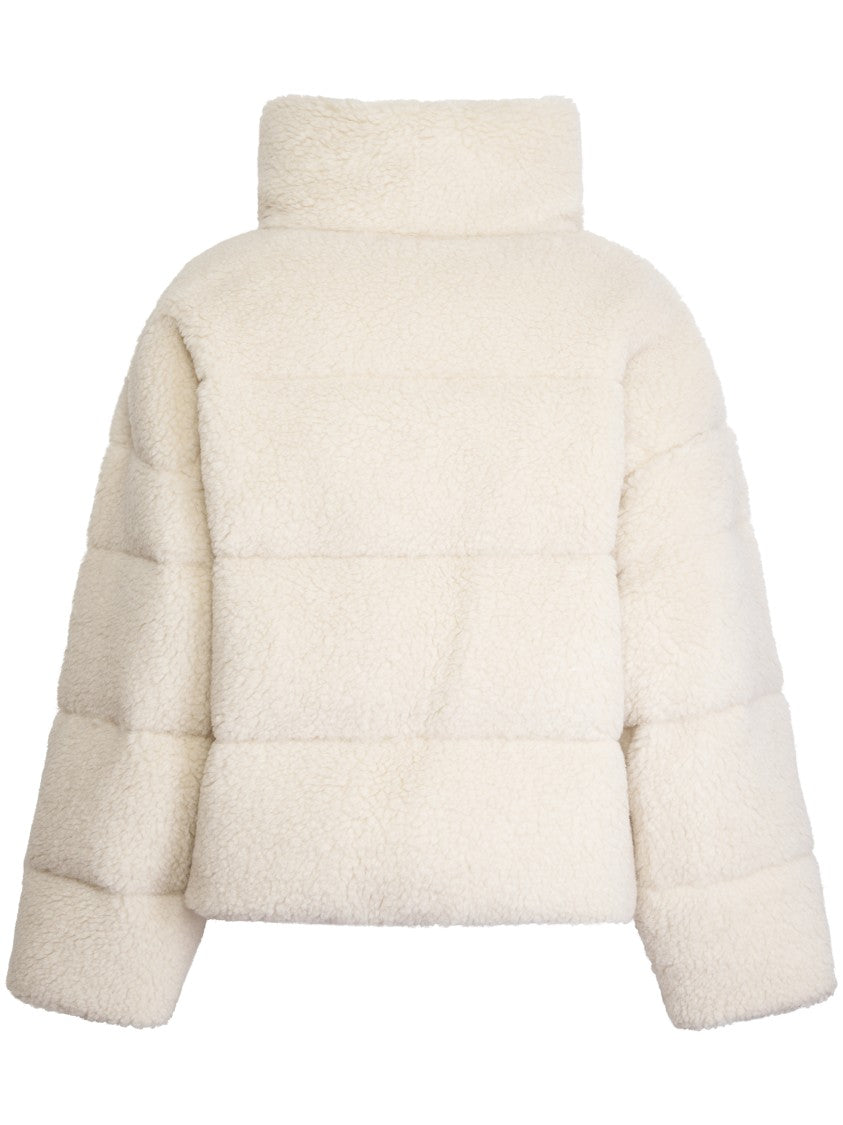 Max Mara Tailored Ivory Jacket With Classic Collar