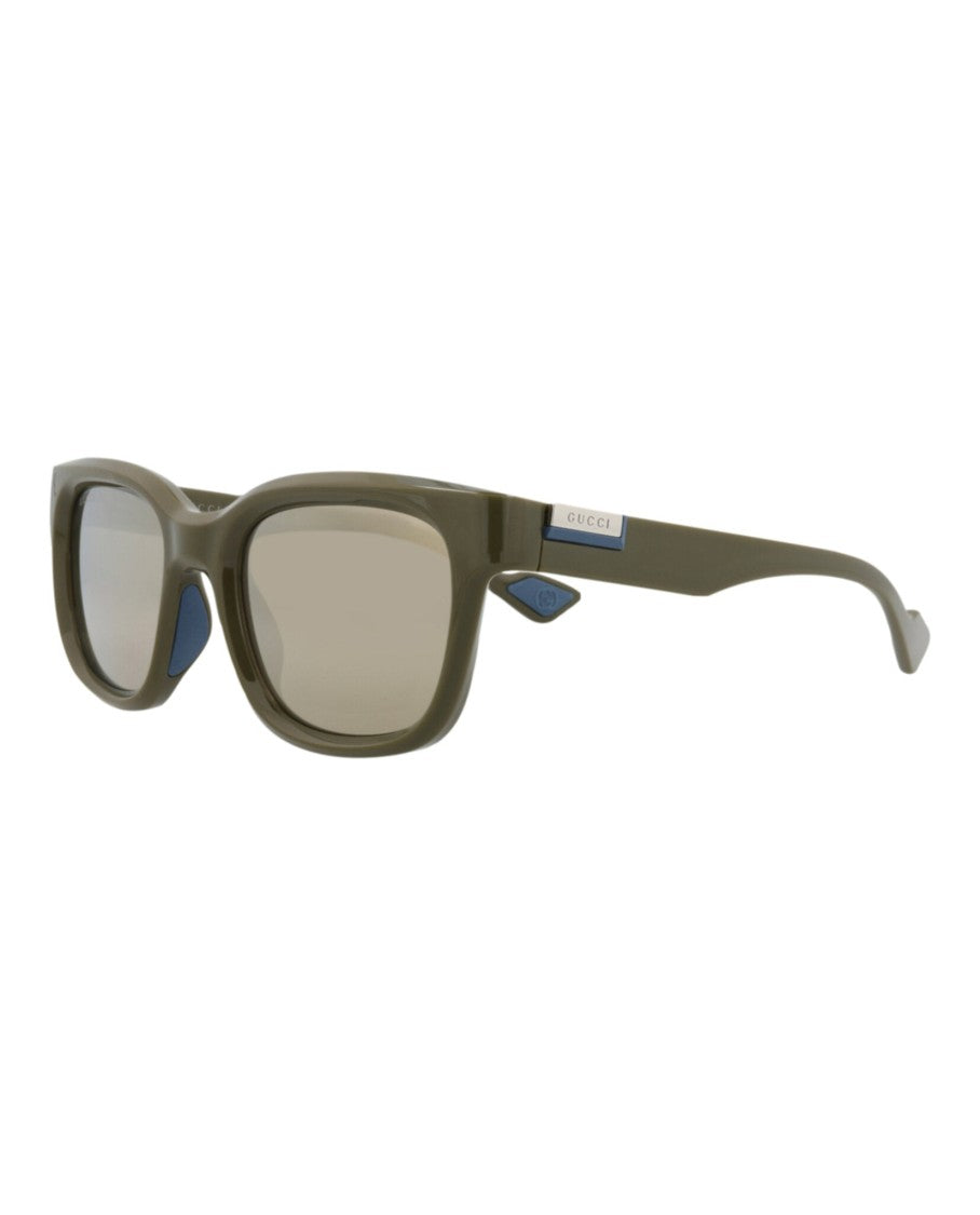 Gucci Square-Frame Injection Sunglasses
