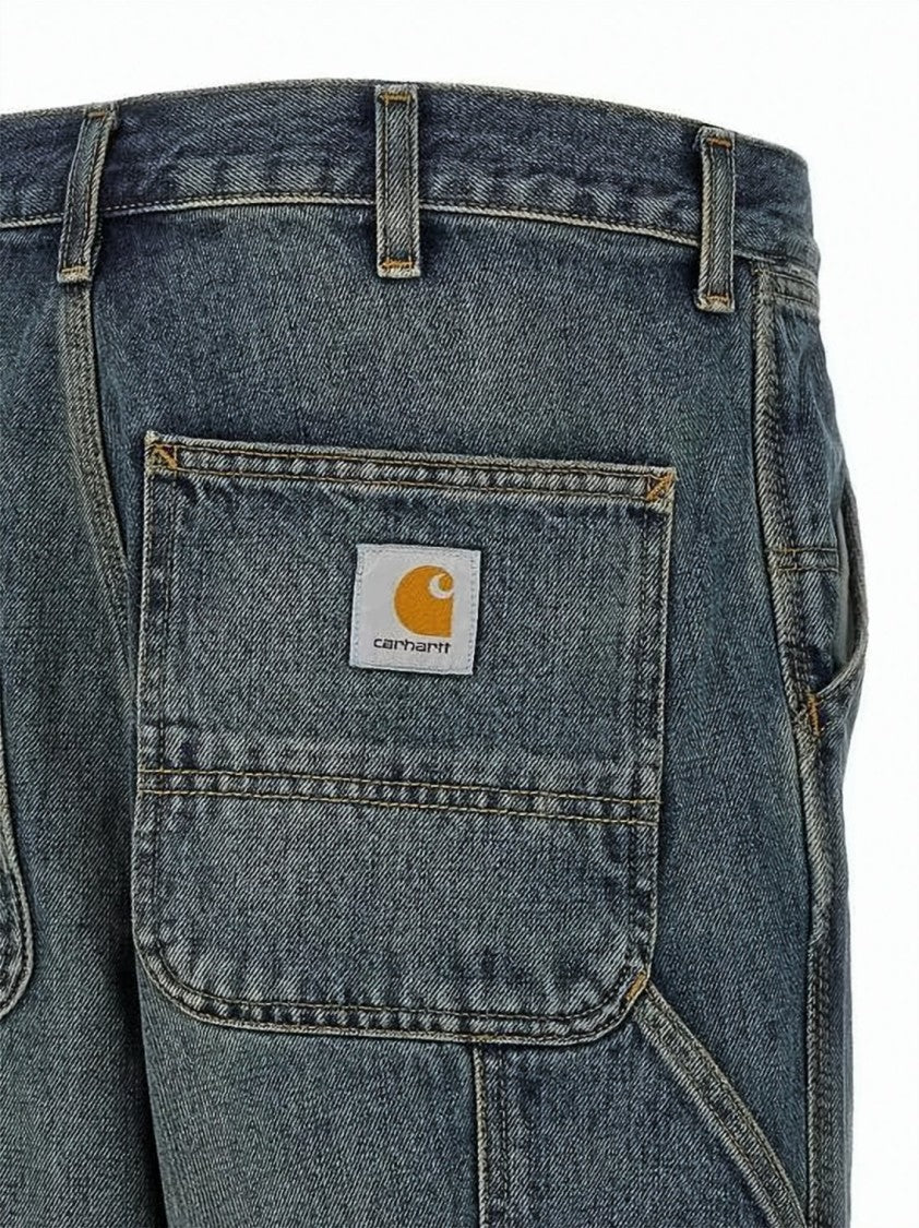 Carhartt Wip Straight-Leg Denim Pants With Subtle Whiskering