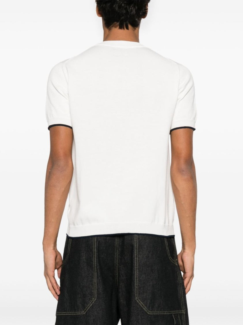 Rakki' Embroidered Cotton Crew Neck T-Shirt