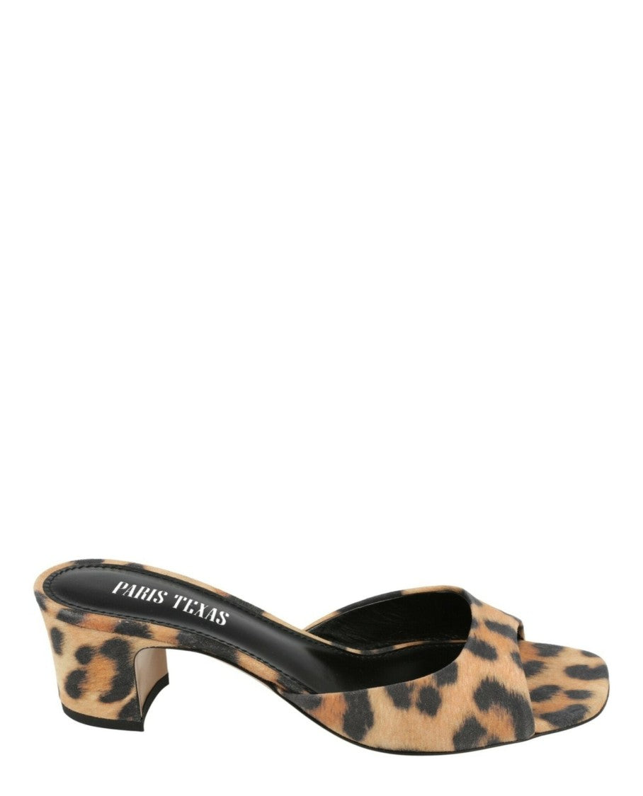 Paris Texas Leopard Print Lara Mules