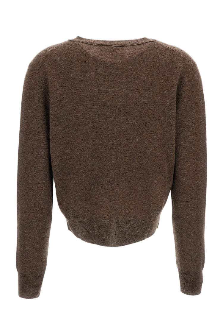 Lisa Yang Brown Greer Mid-Weight Cashmere Sweater