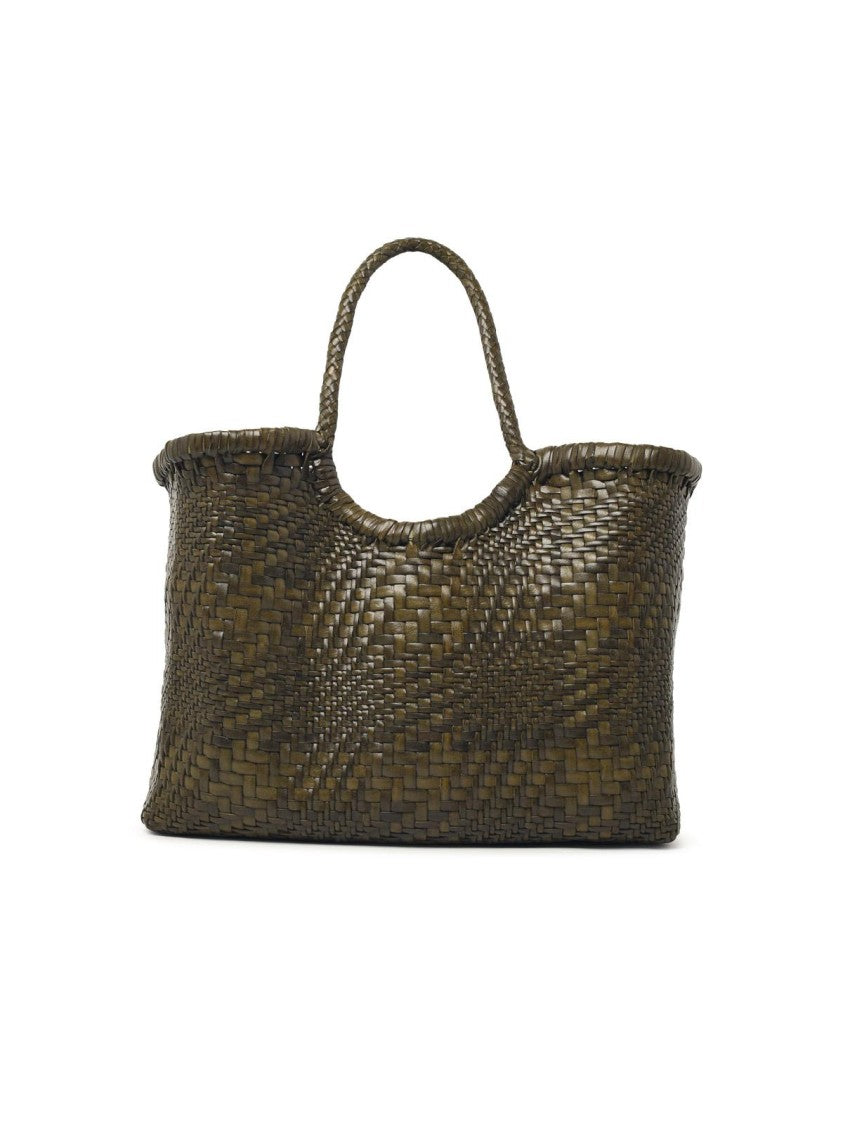 Dragon Diffusion 'Nantucket Optical' Khaki Leather Bag