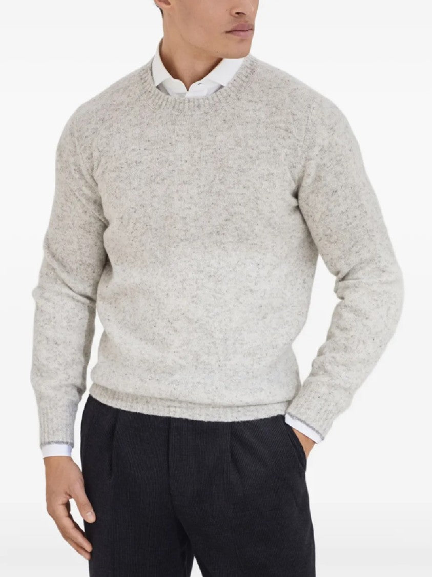 Brunello Cucinelli Classic Crew Neck Knit Sweater