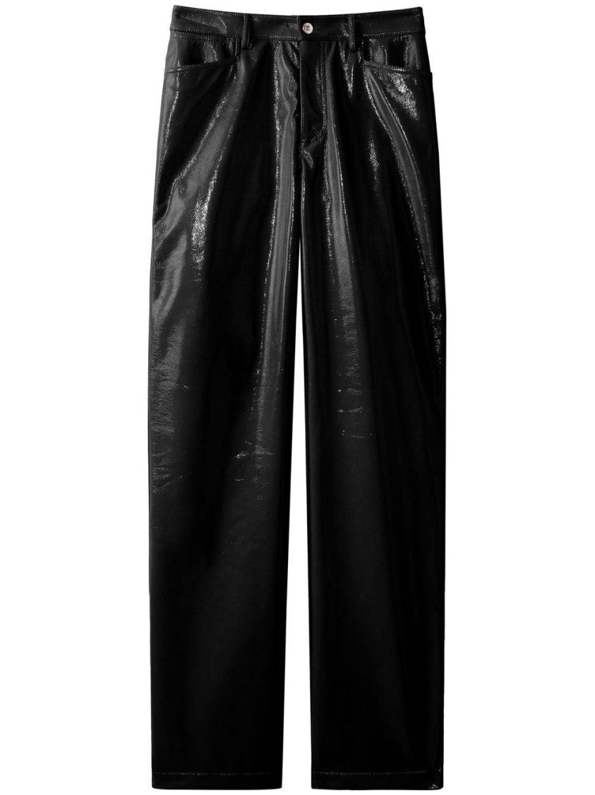 Proenza Schouler Lacquered Canvas Straight Pant