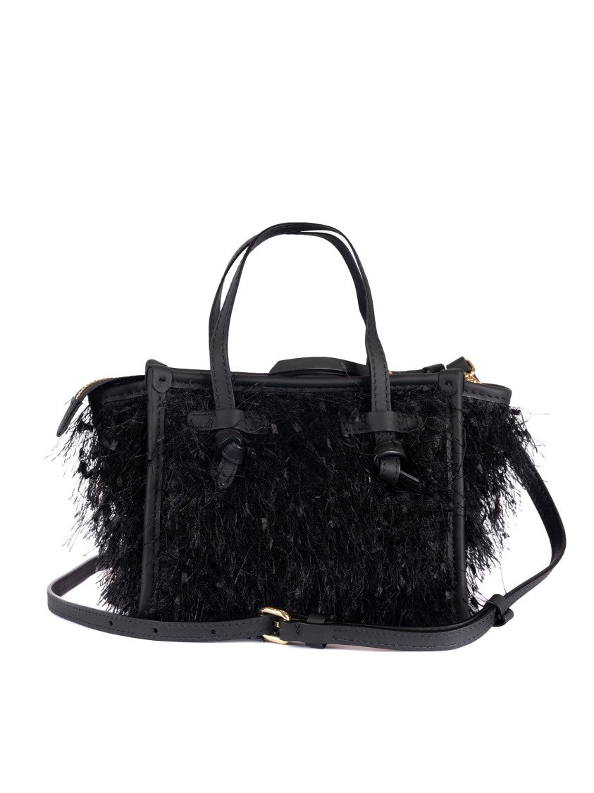 Gianni Chiarini Textured Handbag With Leather Accents
