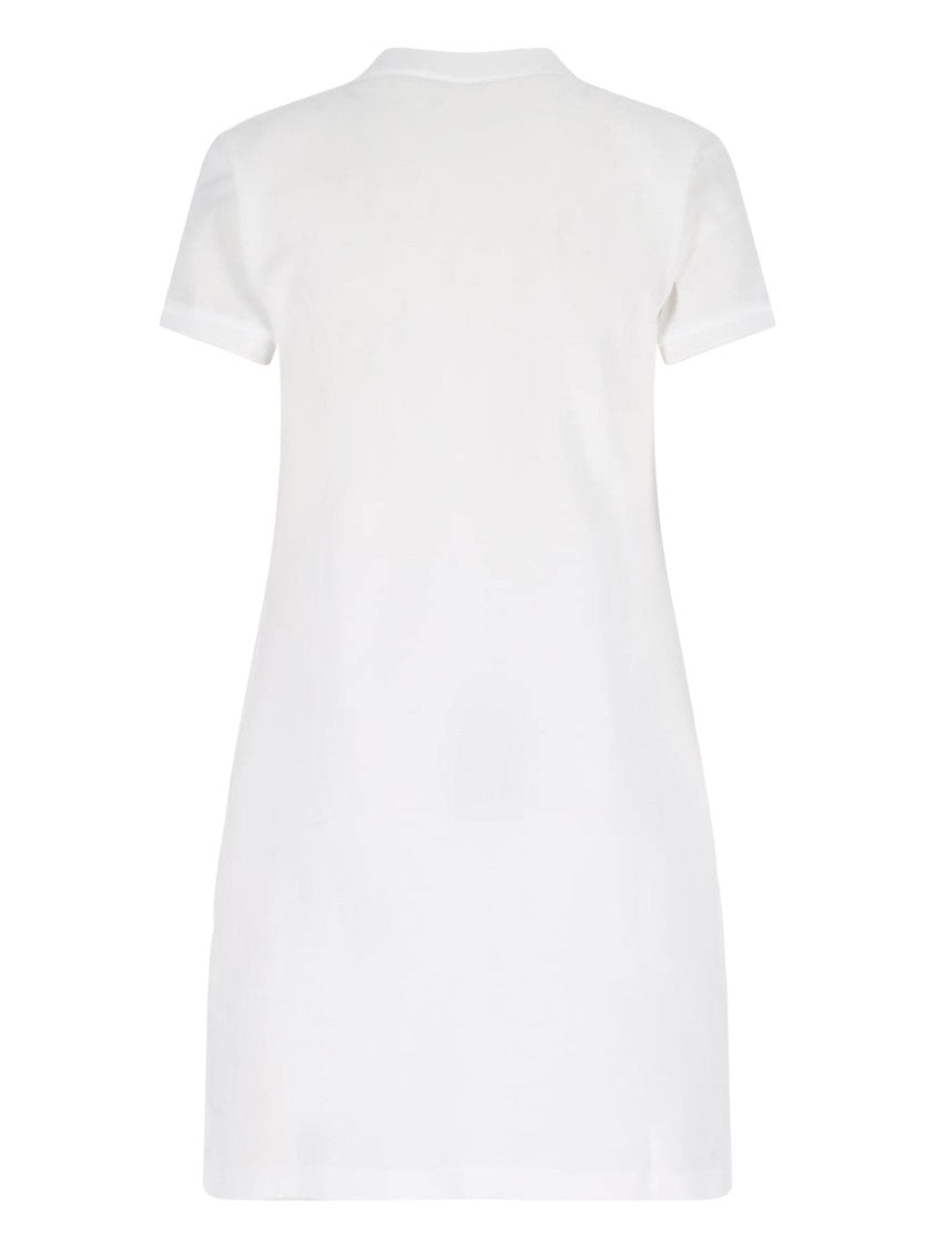 Polo Ralph Lauren Logo Midi Dress – White