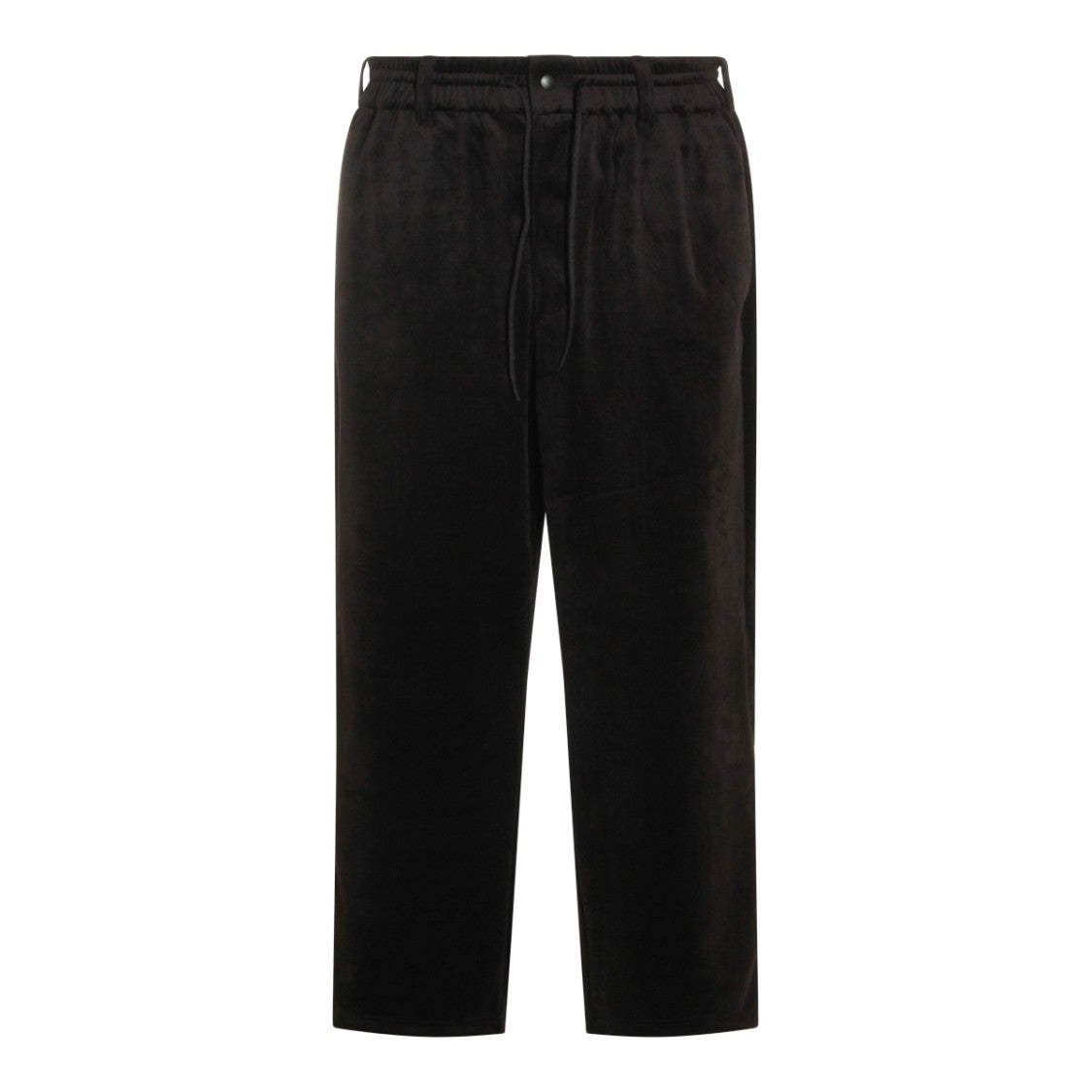 Y-3 Wide Leg Trousers With Elasticated Waistband And Minimalist Design