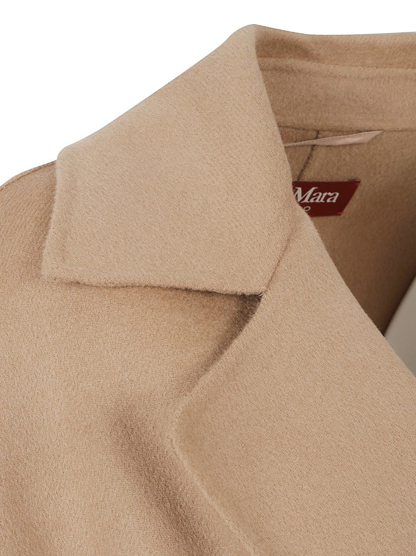 Max Mara Long Wrap Coat With Matching Belt