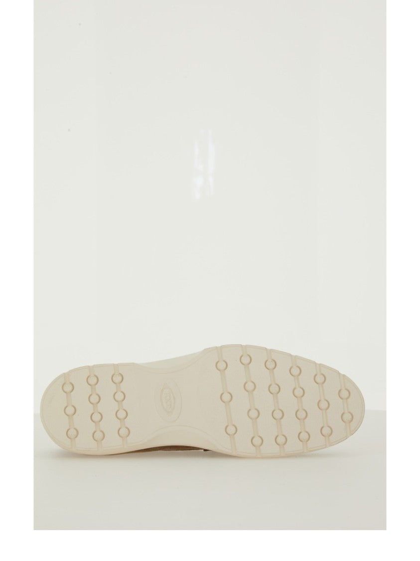 Tod's Brown Leather Slipper Loafers