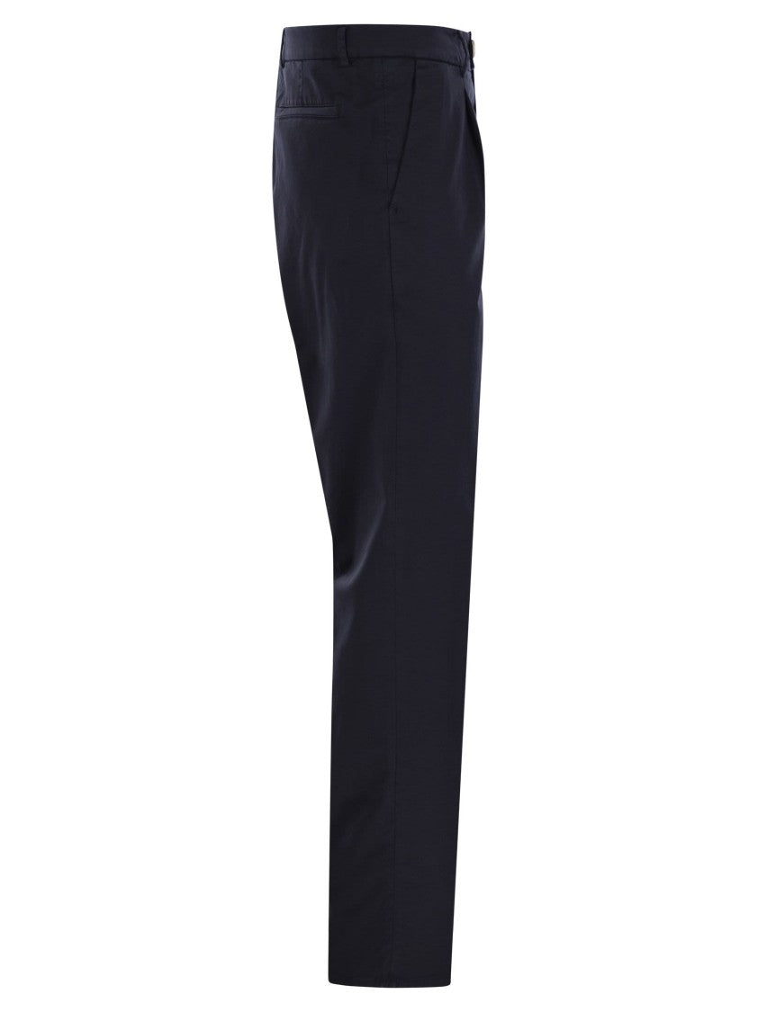 Brunello Cucinelli Garment-Dyed Leisure Fit Trousers