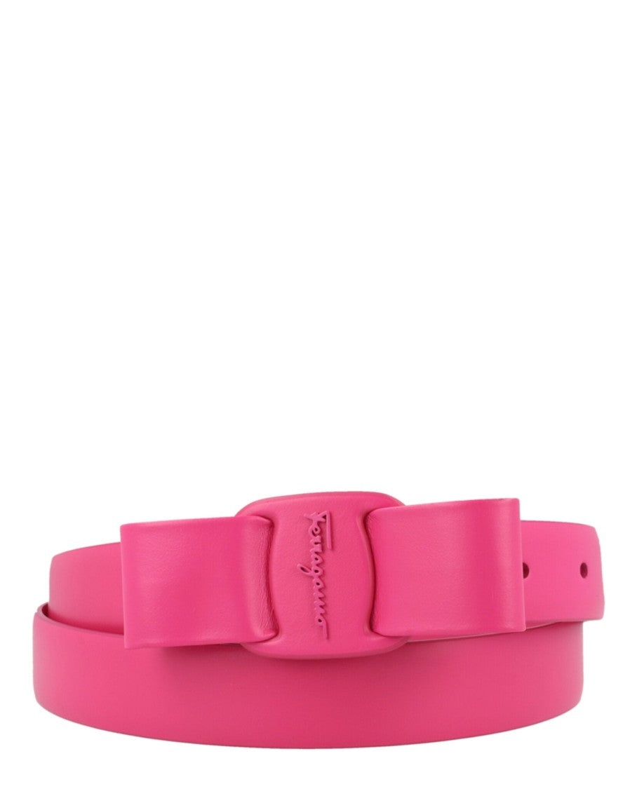 Ferragamo Vara Bow Skinny Belt