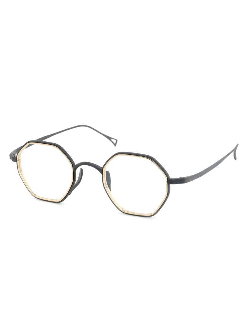 Kamemannen Octagonal Titanium Optical Frames With Bold Design