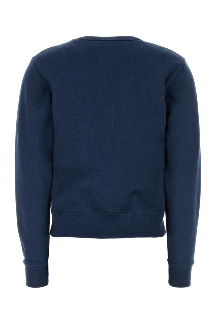 Valentino Garavani Navy Blue Cotton Sweatshirt