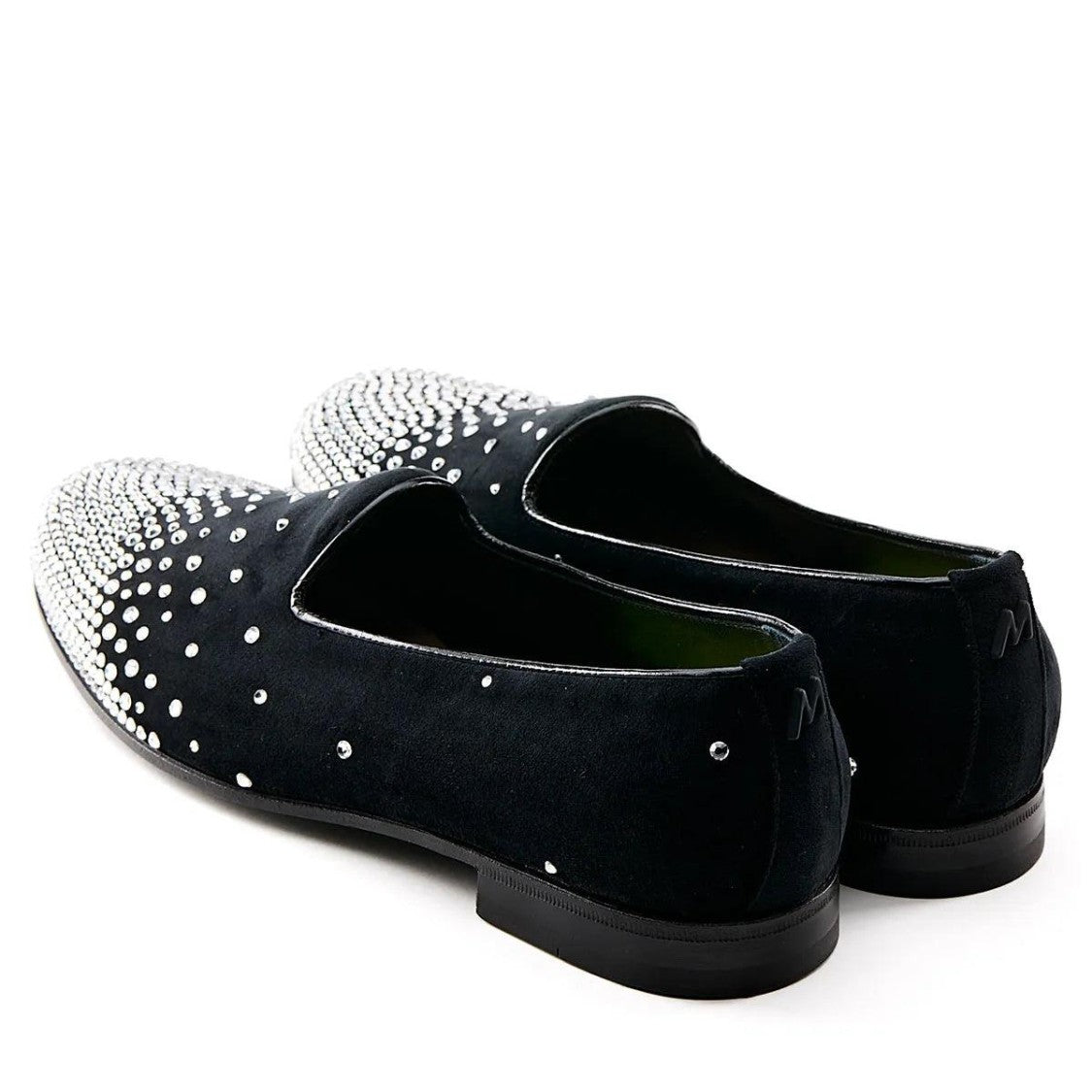 Mimanera Frontman Velvet Noir Swarovski Sneakers