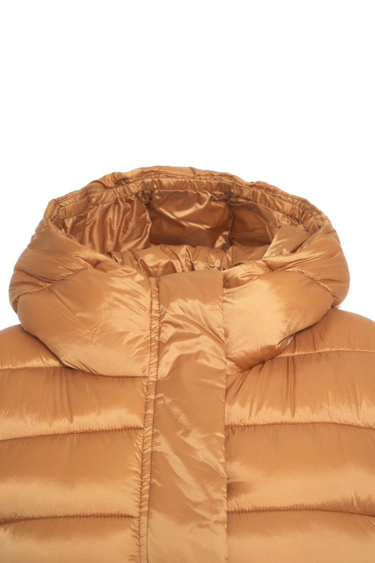 Save The Duck Mid-Length Eco-Friendly Down Jacket With Quilted Design