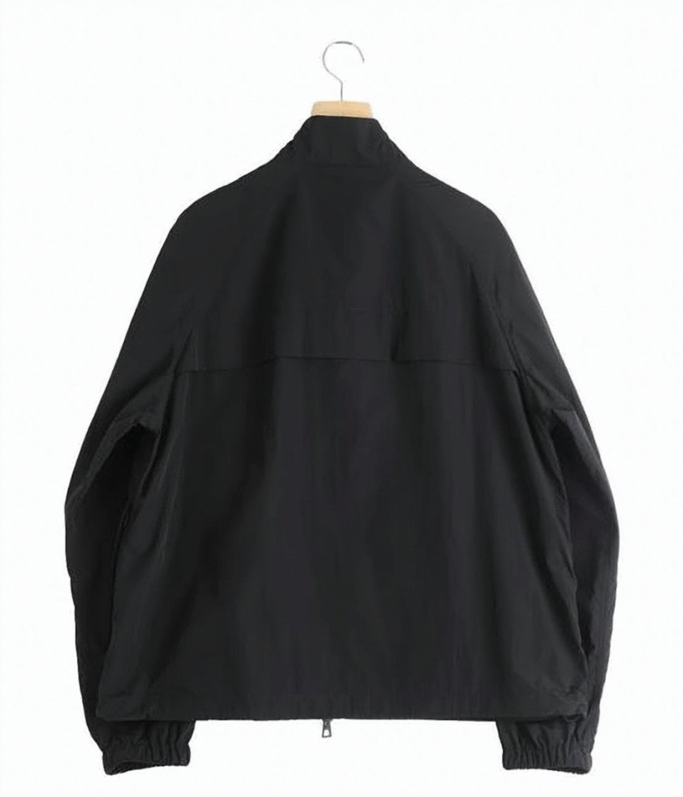 Moncler Fitted Black Jacket With Adjustable Waist And Hood