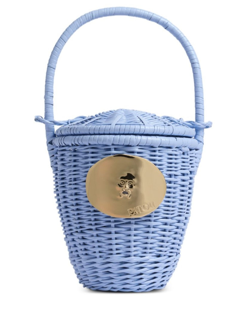 Patou Structured Neutral Handbag With Carrying Options