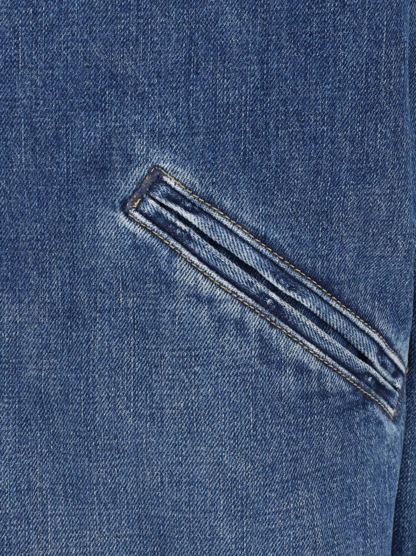 Carhartt Wip Blue Og Detroit Contrast Collar Jacket