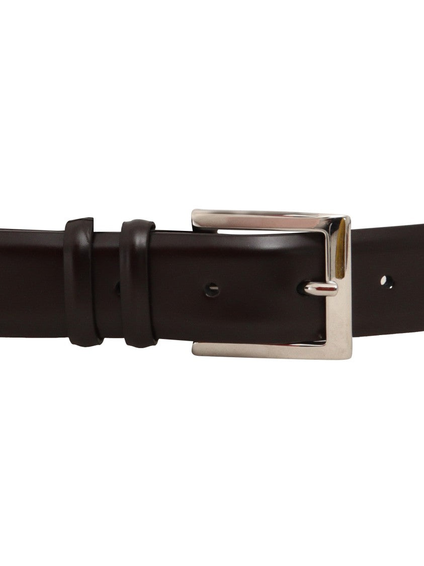 Claudio Orciani Brown Classica Calf Leather Belt