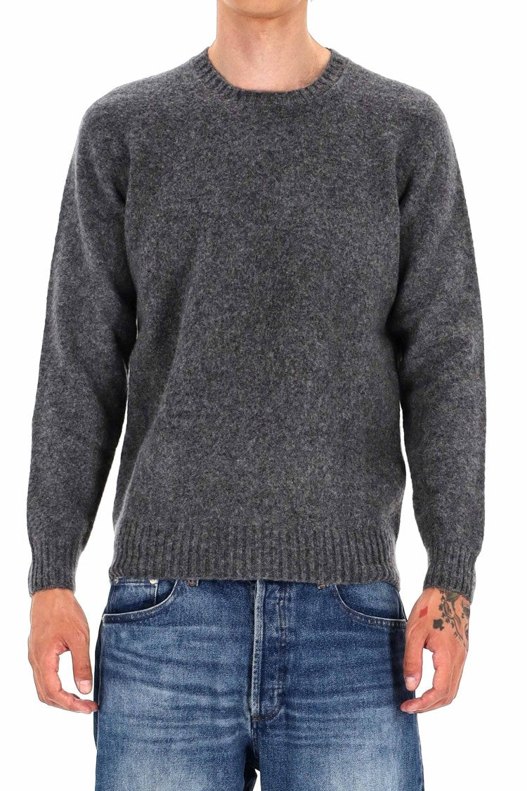 Drumohr Brushed Wool Crewneck Sweater