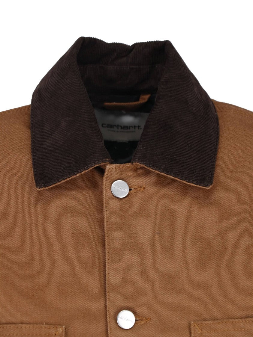 Carhartt Wip Brown Og Michigan Cotton Jacket