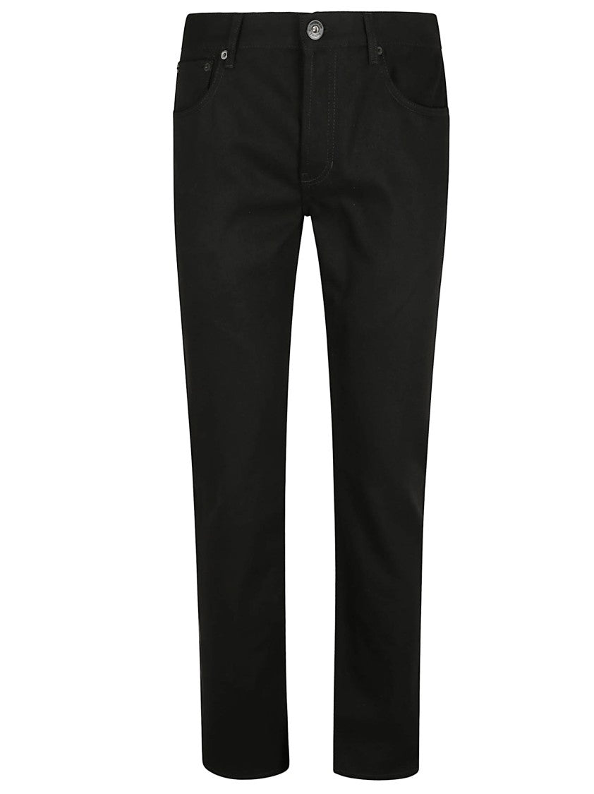 Alexander Mcqueen Classic Straight Leg Jeans With Five Pockets