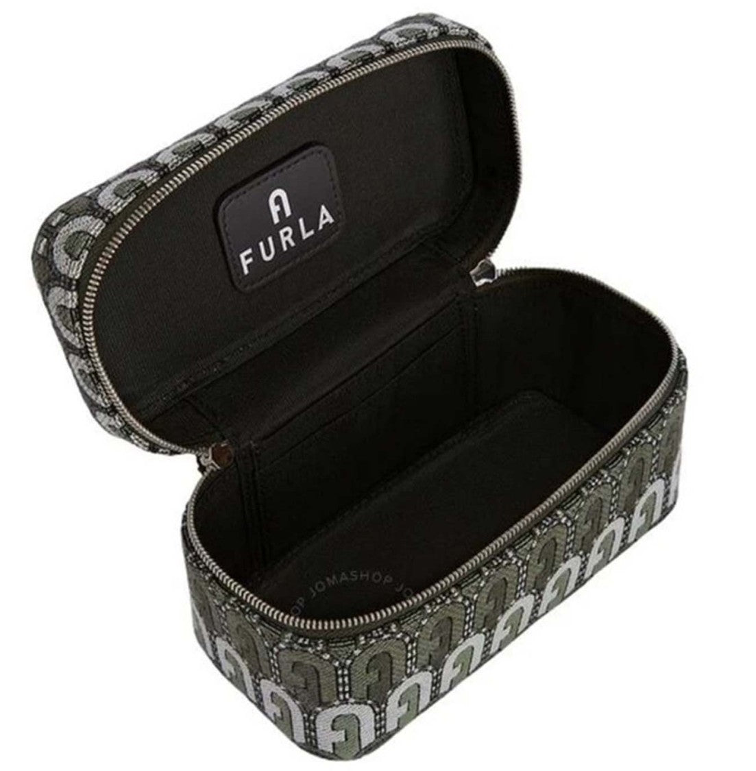 Furla Structured Rectangular Wallet With Intricate Pattern