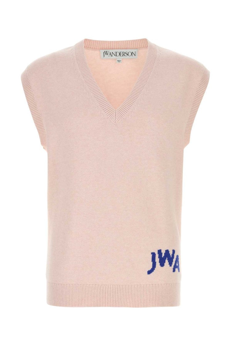 J. W. Anderson Pastel Pink Cotton Blend Vest