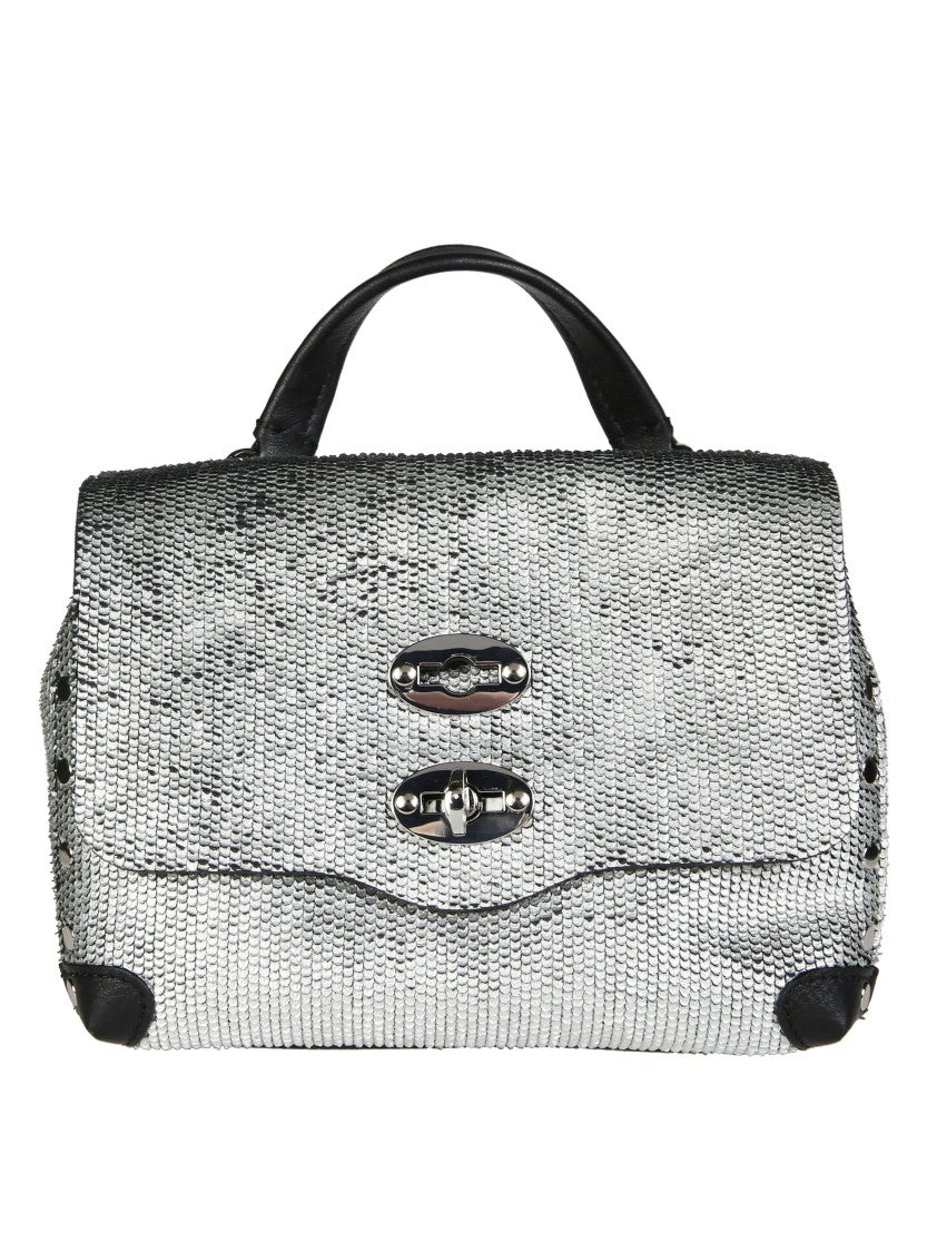 Zanellato Compact Structured Handbag With Top Handle And Flap Closure