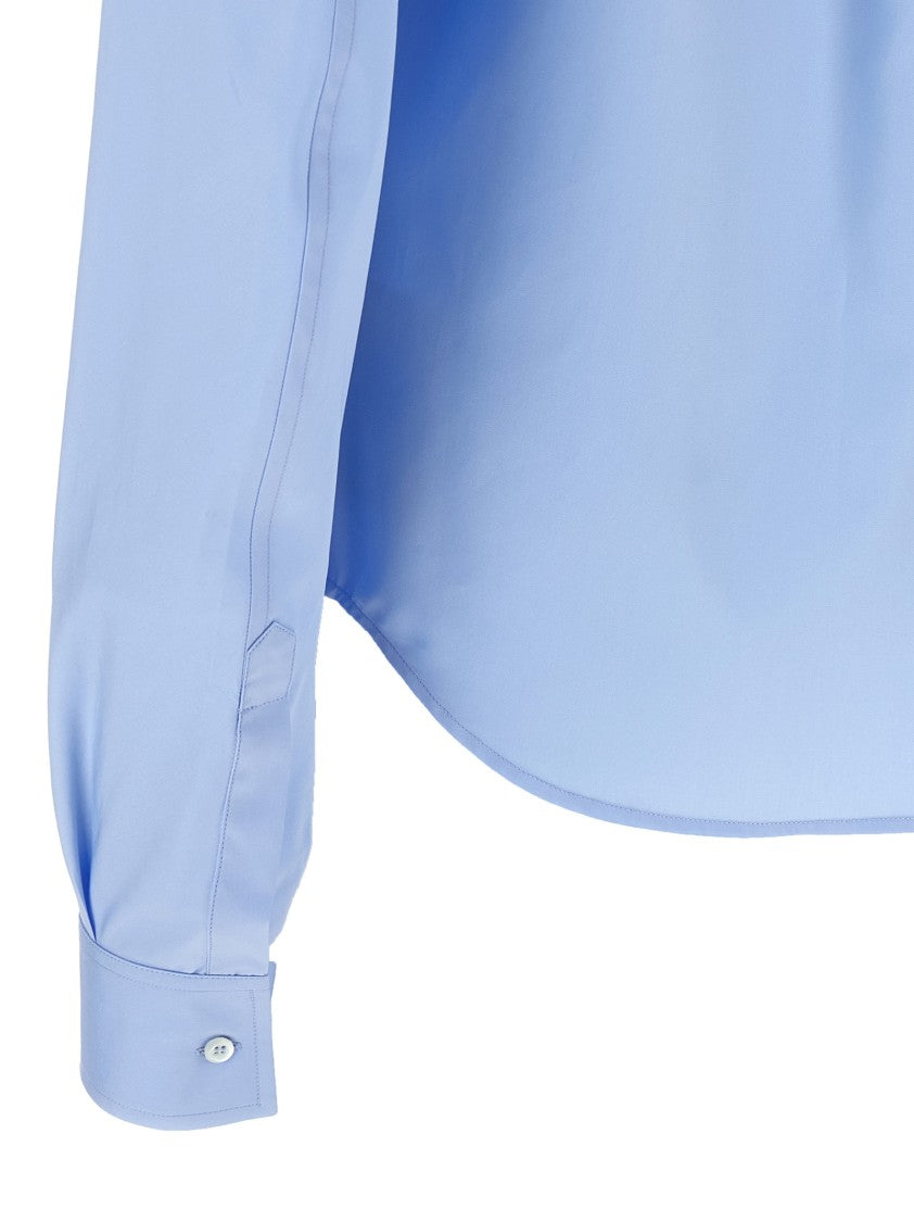 Dsquared2 Cotton Poplin Shirt With Classic Collar