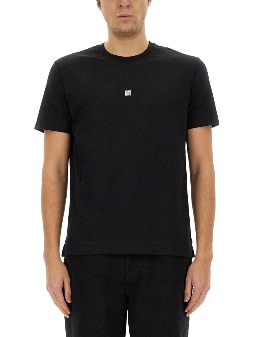 Givenchy 4G Embroidery Crew Neck T-Shirt
