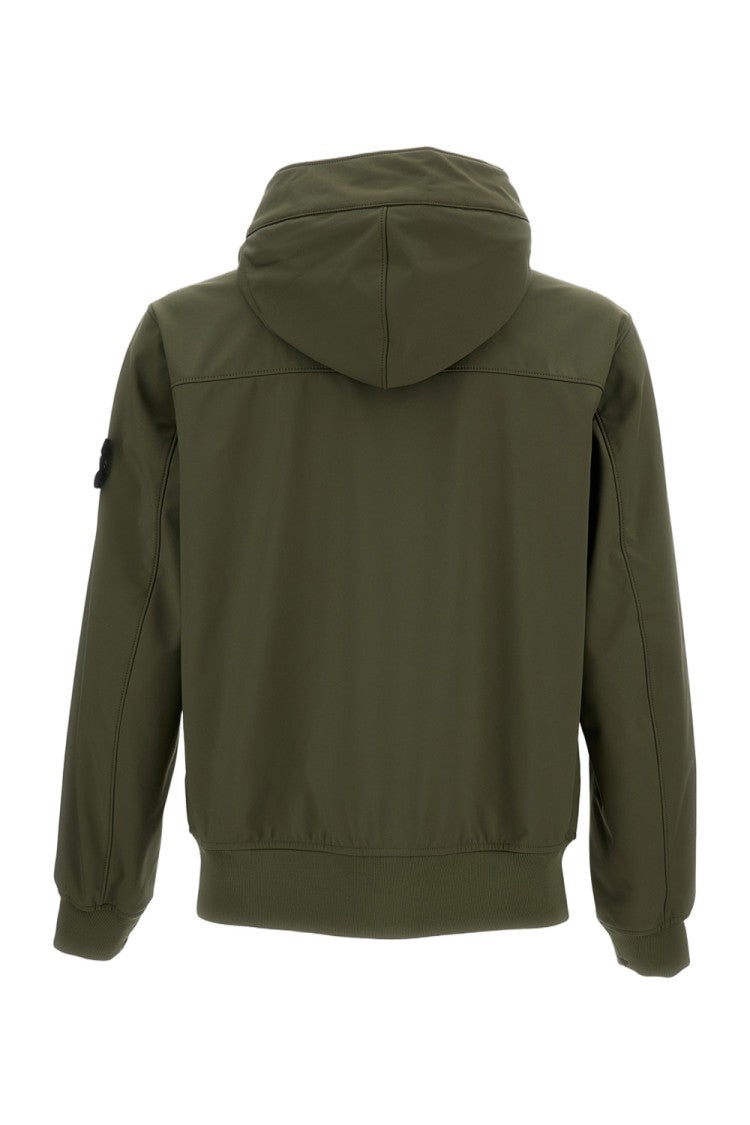 Stone Island Soft Shell Hooded Jacket