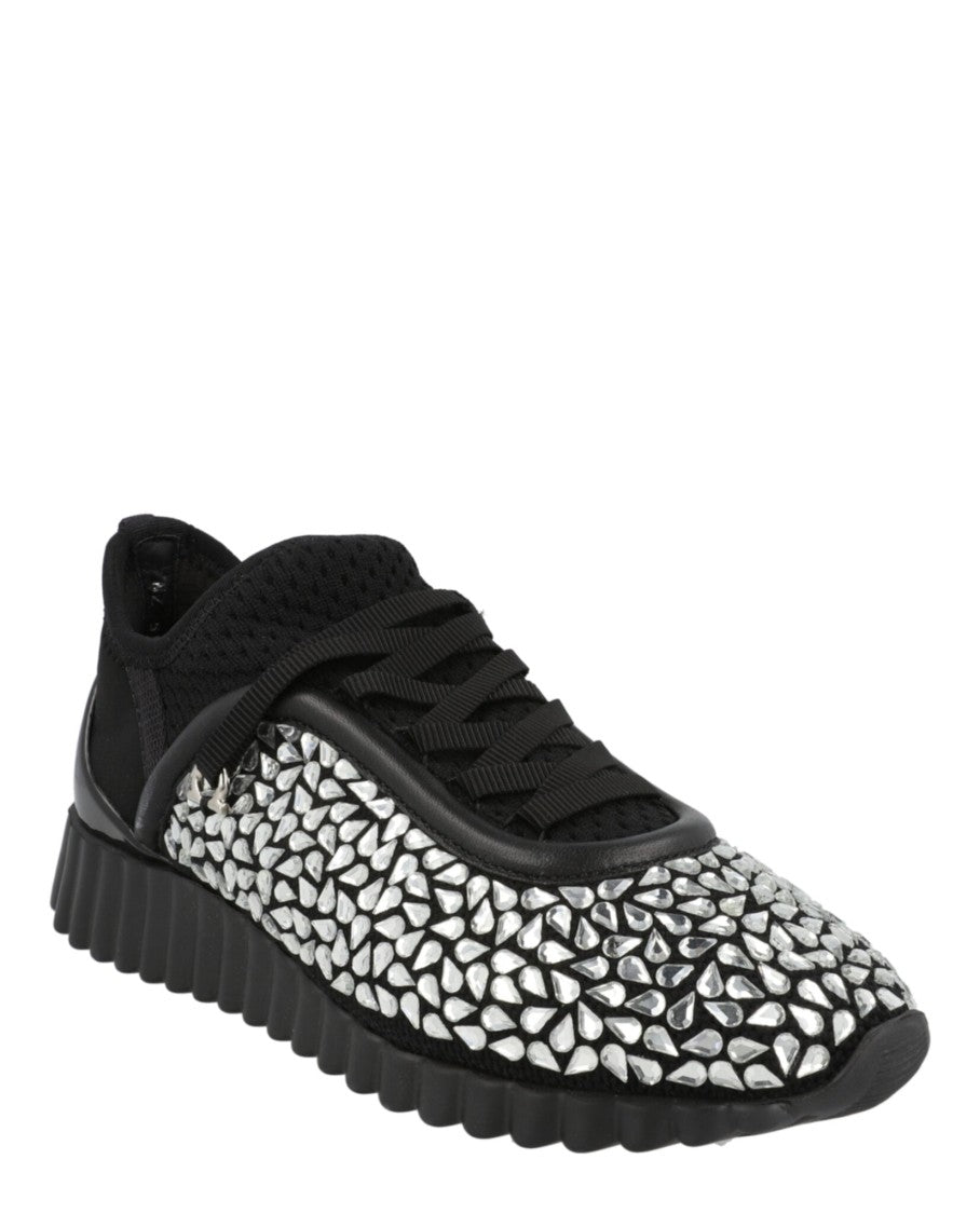 Ferragamo Crystal-Embellished Sneakers
