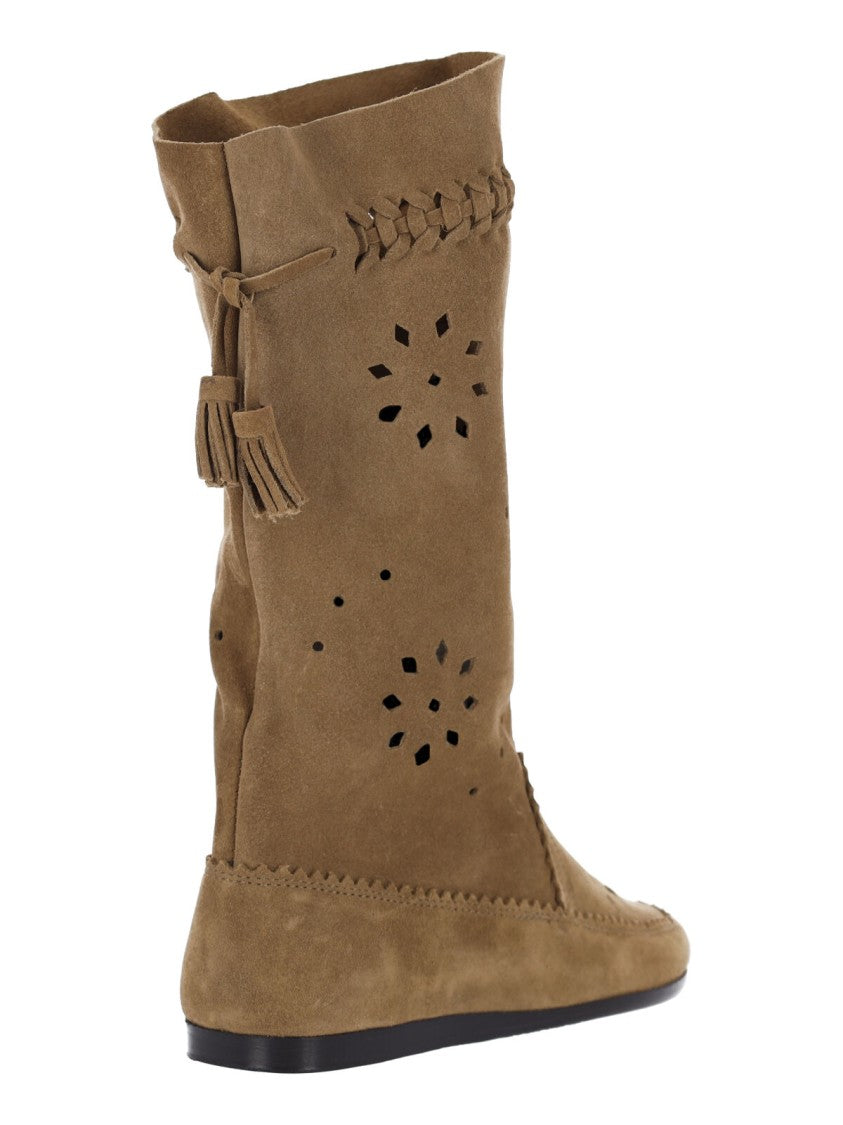Isabel Marant "Welky" Ankle Boots – Brown