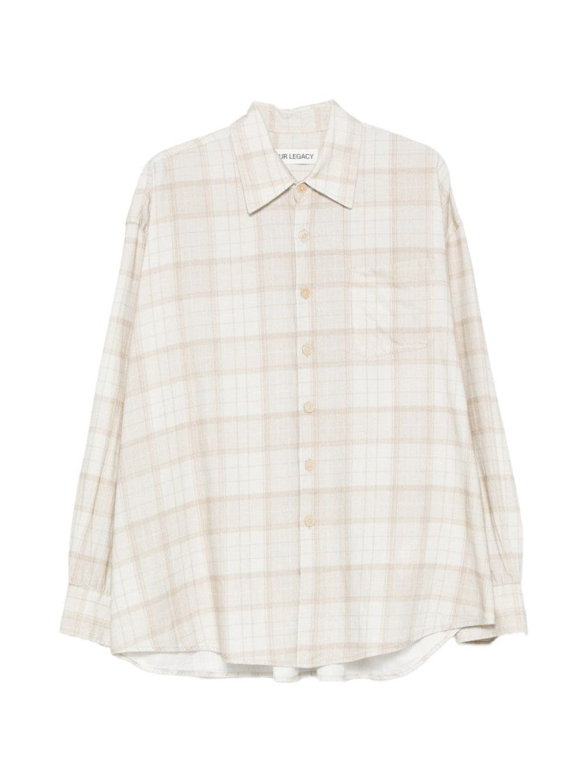 Our Legacy Multicolor Subtle Plaid Casual Shirt